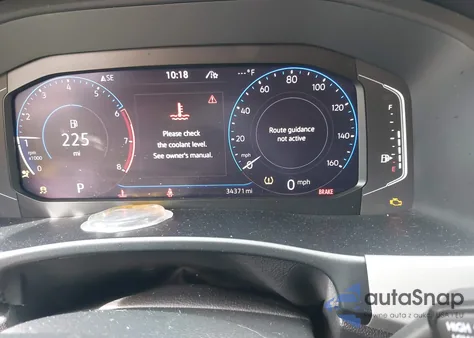 2021 Volkswagen Atlas Cross Sport 3.6L V6 Sel из США, поврежденный, VIN 1V2BE2CA3MC235618